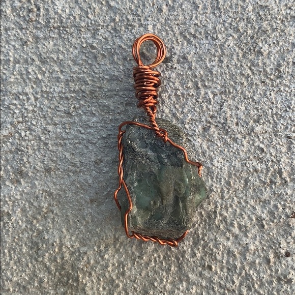 Jewelry - Handmade Wire Wrapped Gemstone Pendant